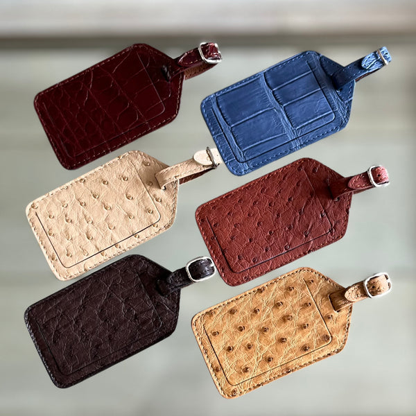 LUGGAGE TAGS - ASSORTED COLORS - IN STOCK NOW